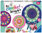 Ravensburger 18235 String Art Maxi:Dreamcatcher, String Art Bastelset für Kinder ab 8 Jahren, Kreative Traumfänger mit LEDs