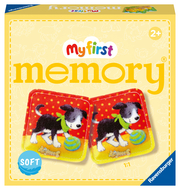 Ravensburger - 20998 - My first memory Plüsch - Das klassische Gedächtnisspiel mit 24 Stoff-Karten und süßen Tierkindern, Spielzeug ab 2 Jahre