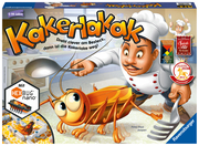 Ravensburger 22212 - Kakerlakak - Kinderspiel mit elektronischer Kakerlake für Groß und Klein, Familienspiel für 2-4 Spieler, Kinderspiel ab 5 Jahren