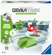 Ravensburger GraviTrax Action-Set Twist. Kombinierbar mit allen Produktlinien, Starter-Sets, Erweiterungen und Elementen für das GraviTrax-Kugelbahnsystem, interaktive Kugelbahn, Konstruktionsspielzeug für Kinder ab 8 Jahren