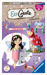 Ravensburger EcoCreate 236720 - Sparkle with the Fairies - DIY Bastelset für Kinder ab 6 Jahren