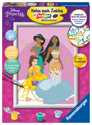 Ravensburger - Malen nach Zahlen 23766 - Disney Prinzessinnen - Kinder ab 9 Jahren