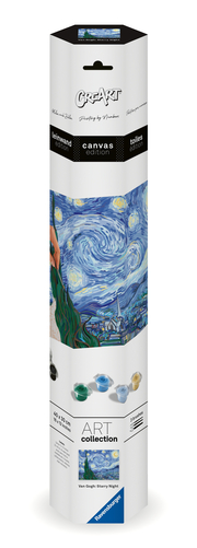 Ravensburger CreArt - Malen nach Zahlen 23915 - ART Collection: Starry Night (Van Gogh) - ab 14 Jahren - Malen auf Leinwand