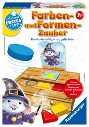 Ravensburger 24723 - Farben- und Formen-Zauber - Lernspiel für die ganz Kleinen - Farbenspiel für Kinder ab 2 Jahren, Spielend erstes Lernen, Formenspiel für 1-3 Spieler - Cover