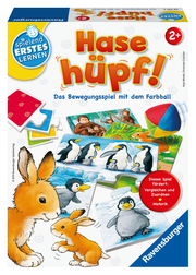 Ravensburger 24735 - Hase hüpf! - Bewegungsspiel für die Kleinen - Spiel für Kinder ab 2 Jahren, Spielend erstes Lernen für 1-4 Spieler