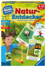 Ravensburger 25033 - Natur-Entdecker - Lernspiel für Kinder, Outdoor Spiel für Kinder von 6-10 Jahren, für 1-6 Spieler, Naturspiel, Bewegungsspiel, Tiere und Pflanzen