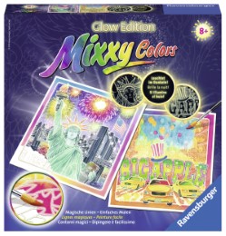 Mixxy Colors - Aquarelle Glow Edition: Leuchtendes New York