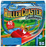 ThinkFun - 76343 - Roller Coaster Challenge - baue eine funktionierende Achterbahn mit diesem großartigen Logikspiel, bei dem es hoch hinausgeht