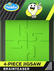 ThinkFun- 76387 - 4-Teile Puzzle - Ein Brainteaser mit nur 4 Puzzleteilen. Ein t