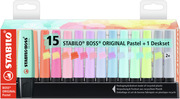 STABILO BOSS ORIGINAL Pastel 15er Tischset
