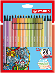STABILO Pen 68 neue Farben 18er