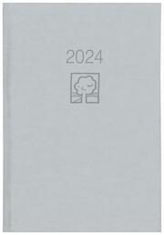 Buchkalender grau 2024