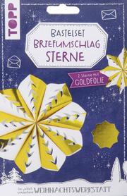 Bastelset Briefumschlag-Sterne mit Goldfolie - Cover