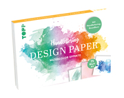 Handlettering Design Paper Block Watercolor-Effekte A5