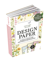 Handlettering Design Paper Block Cottage Dreams A6: Florale Motive - Cover