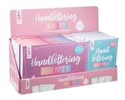 Handlettering Design Paper Block Cotton Candy Display, 2x5 Ex.