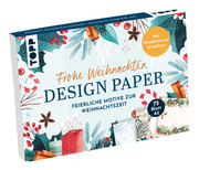 Design Paper A5 Frohe Weihnachten. Mit Handlettering-Grundkurs