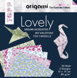Origami Faltblätter Lovely