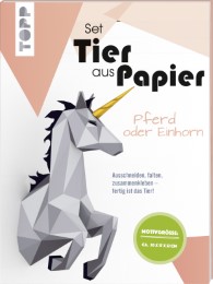 Tier aus Papier - Pferd oder Einhorn - Cover