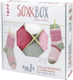 SoxxBox No. 2 - Pink/Rosa/Grau/Weiß