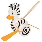 Schiebetier Zebra-Ente mit Watschelschlappen