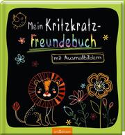Mein Kritzkratz-Freundebuch mit Ausmalbildern