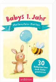 Babys 1. Jahr: Meilenstein-Karten. - Cover