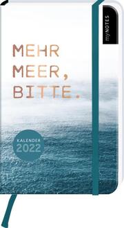myNOTES Buchkalender Mehr Meer, bitte. DIN A6 2022 - Cover