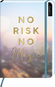 myNOTES Notizbuch A5: No Risk no magic - Cover