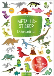 Metallic-Sticker – Dinosaurier - Cover