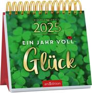 Mini-Wochenkalender Ein Jahr voll Glück 2025 - Cover
