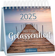 Mini-Wochenkalender 365 Tage Gelassenheit 2025 - Cover