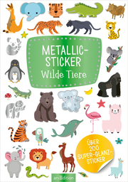 Metallic-Sticker - Wilde Tiere - Abbildung 6