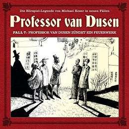 Professor van Dusen zündet ein Feuerwerk