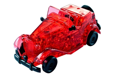 Crystal Puzzle: Oldtimer rot/Classic Car red