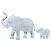 Crystal Puzzle: Elefantenpaar - Abbildung 1