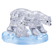 Crystal Puzzle: Eisbärenpaar
