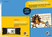 Bilderbuchkarten «Die Geschichte vom Löwen, der nicht malen konnte« von Martin Baltscheit
