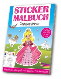 Sticker-Malbuch - Prinzessinnen