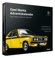 Opel Manta Adventskalender, Metall Modellbausatz im Maßstab 1:24, inkl. Soundmodul und 52-seitigem Begleitbuch