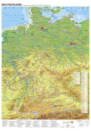 Deutschland Radfernwege Papierposter - Cover