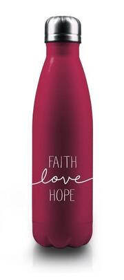 Isolierflasche 'Faith-Love-Hope'