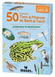 50 heimische Tiere & Pflanzen an Bach & Teich - Cover