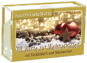 Kärtchen-Box '62 Worte zur Weihnachtszeit' - Cover