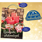 Drehscheibe Gesegnete Adventszeit-Rote Kerzen - Abbildung 2