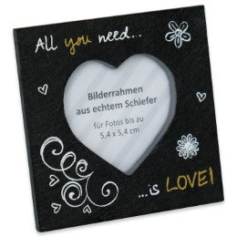 Bilderrahmen 'All you need... is Love'