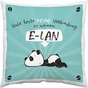 Baumwollkissen 'Panda-Bär 'E-LAN' - Cover
