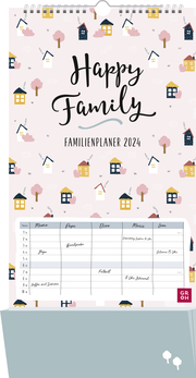 Happy Family - Familienplaner 2024 - Cover