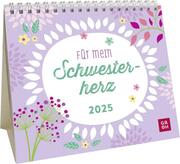 Mini-Kalender 2025: Für mein Schwesterherz - Cover