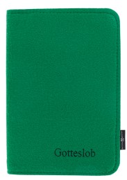 Gotteslob-Buchhülle Dunkelgrün/Filz - Cover